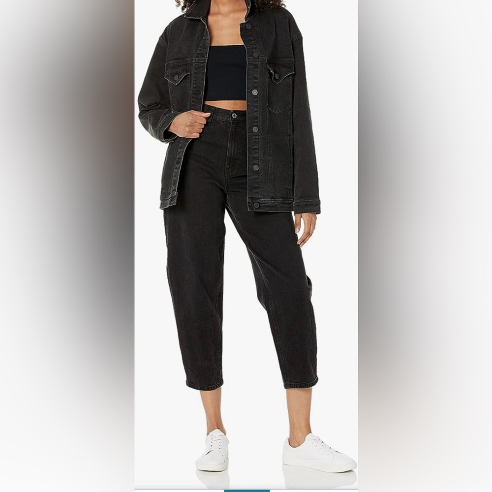 The Drop Women’s Andrea Oversized Denim Jacket Medium